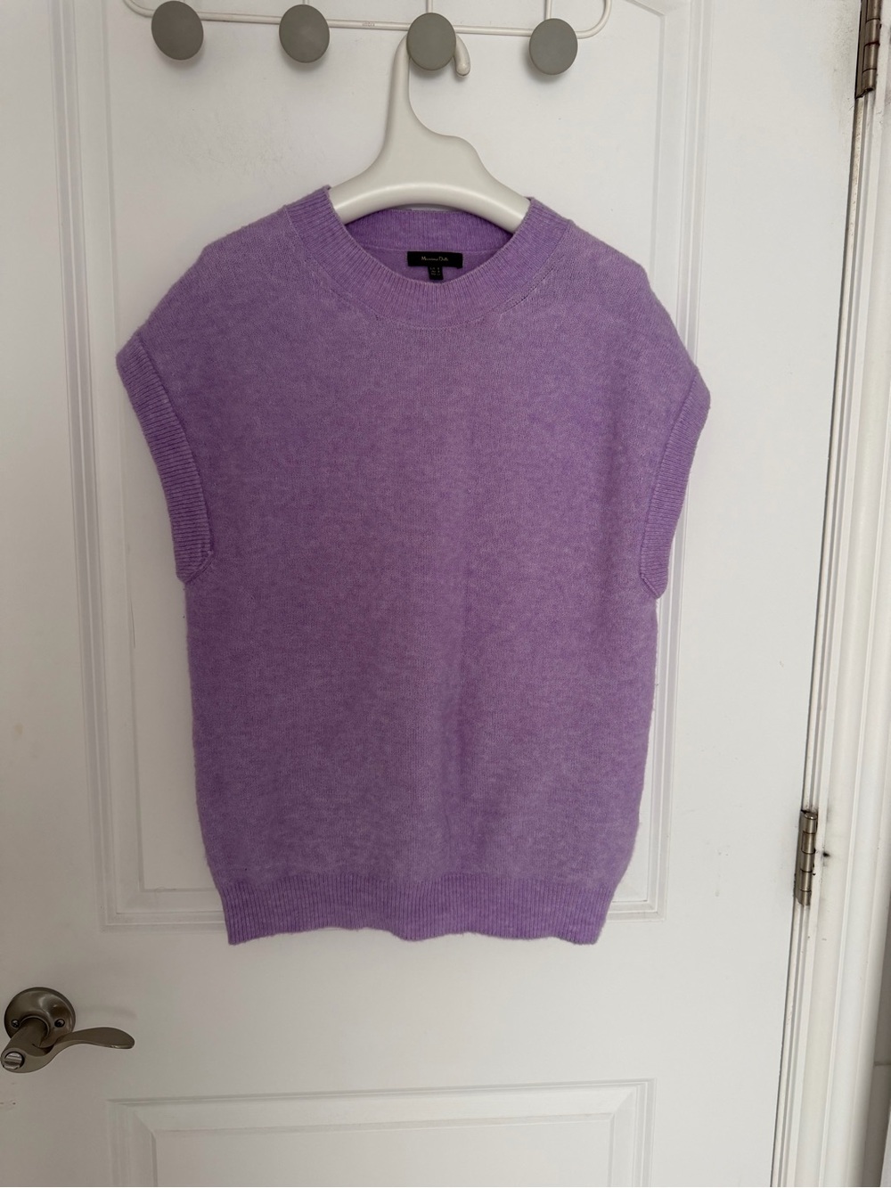 Massimo dutti Lilac Sleeveless Knit Sweater Vest  size S